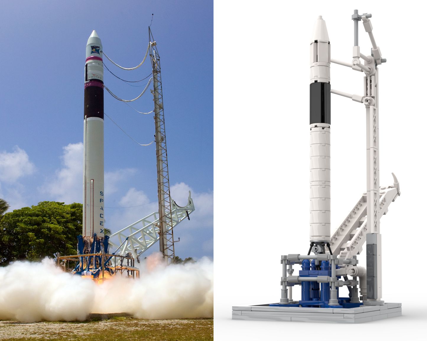 Falcon 1 & Launch Pad