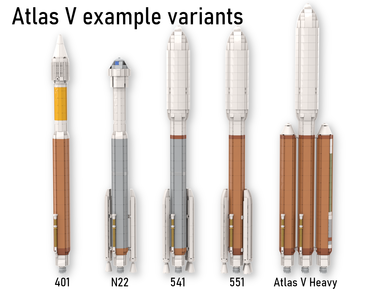Variant Rasa Atlas Atlas V Collection – Rocket Bricks