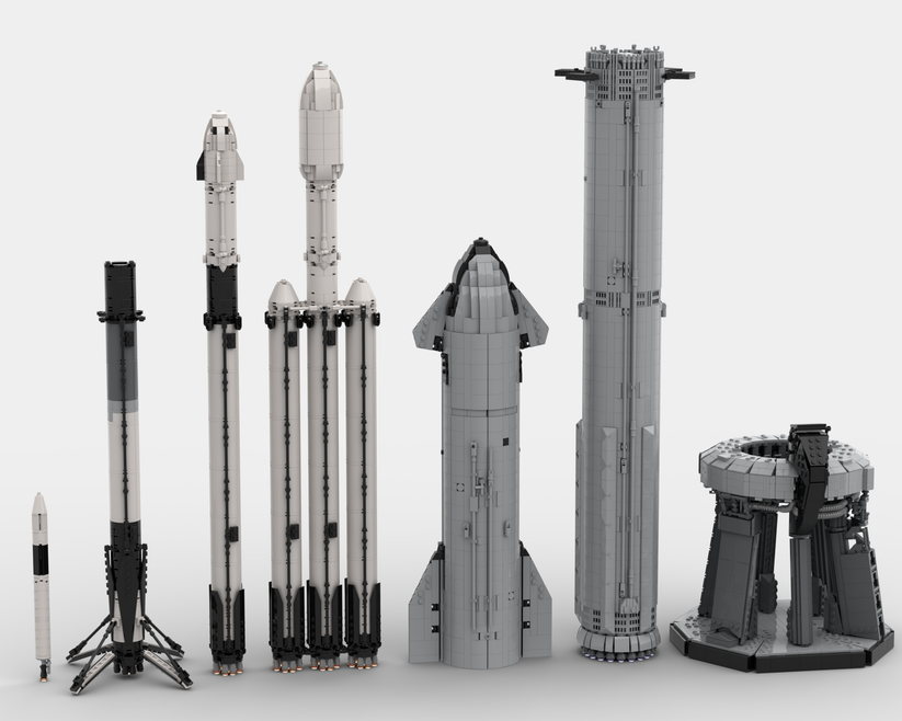 SpaceX bundle – Rocket Bricks