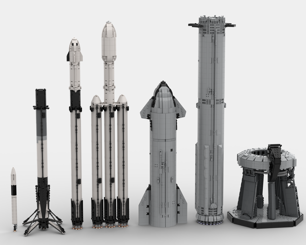 SpaceX bundle – Rocket Bricks